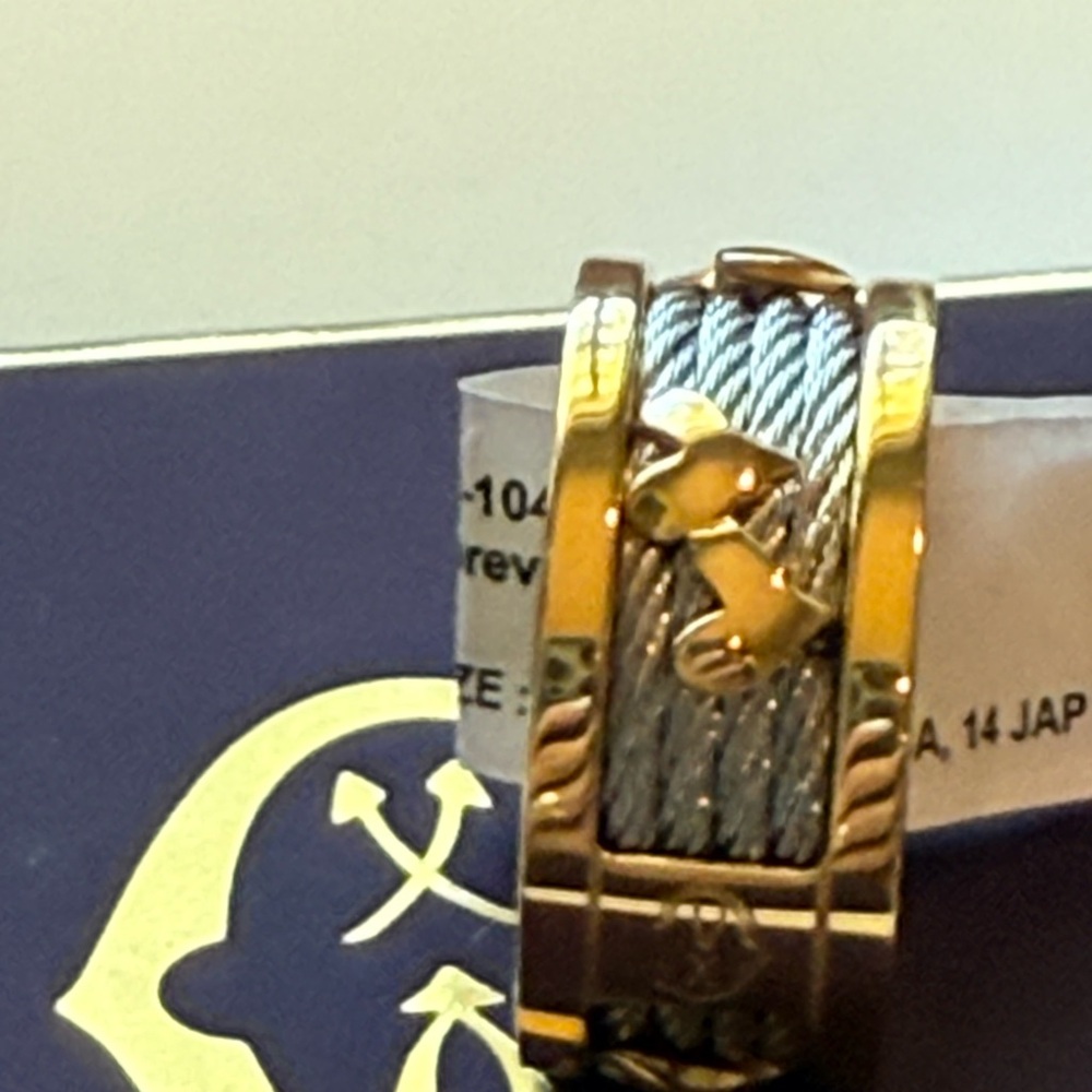 Charriol Geneva Forever Love Heart Ring US 6 3/4 - Picture 2 of 5